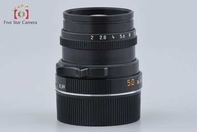 [Used] Leica SUMMICRON-M 50mm f/2 E39 3rd Generation Black