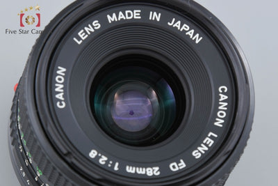 [Used] Canon New FD 28mm f/2.8