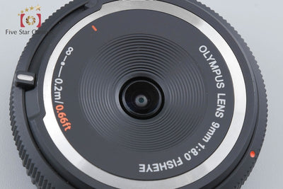 [Used] OLYMPUS Olympus Fisheye Body Cap Lens BCL-0980 (9mm F8.0 Fisheye) Black