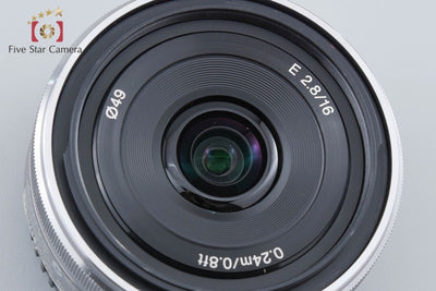Used: Sony E 16mm f/2.8 SEL16F28 + VCL-ECU1 Ultra Wide Converter