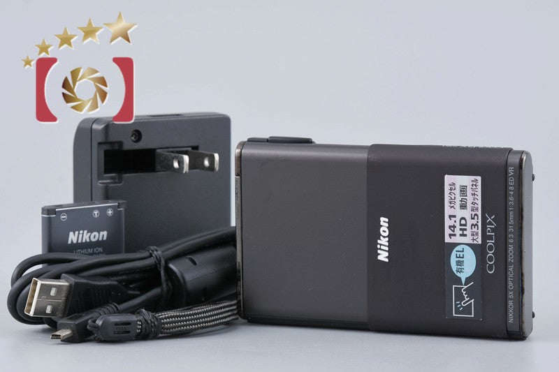 【中古】Nikon ニコン COOLPIX S80 プラウドブラック コンパクトデジタルカメラ