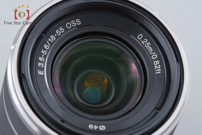 [Used] SONY E 18-55mm f/3.5-5.6 OSS SEL1855 Silver