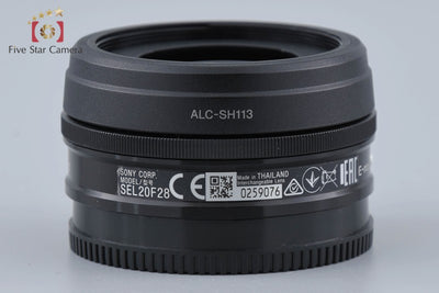 [Used] SONY E 20mm f/2.8 SEL20F28