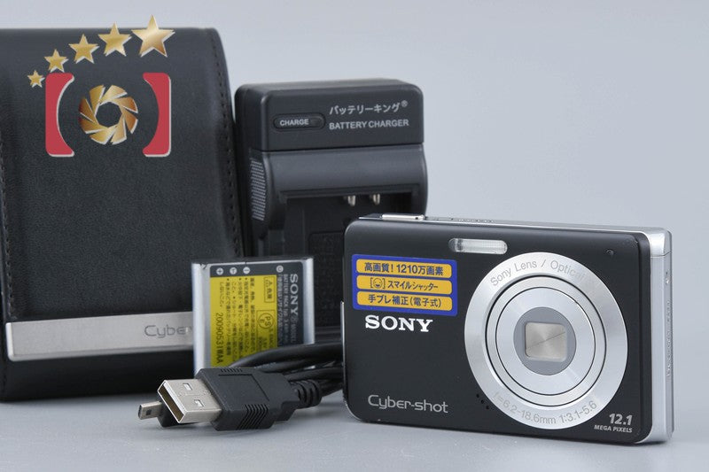 [Used] SONY Cyber-shot DSC-W190 Black Compact Digital Camera