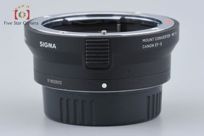 [Used] SIGMA Mount Converter MC-11 for Canon EF-E Canon EF → Sony E-mount