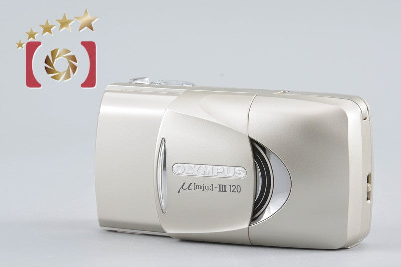 【中古】OLYMPUS オリンパス μ[mju:]-III ミューIII 120 コンパクトフィルムカメラ
