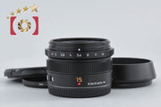 Used: Panasonic LEICA DG SUMMILUX 15mm f/1.7 ASPH. H-X015-K Black