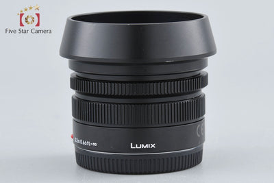 Used: Panasonic LEICA DG SUMMILUX 15mm f/1.7 ASPH. H-X015-K Black