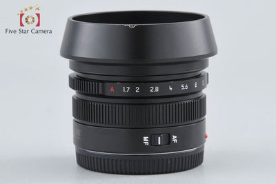 Used: Panasonic LEICA DG SUMMILUX 15mm f/1.7 ASPH. H-X015-K Black
