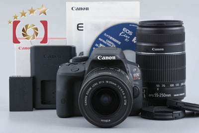 [Used] Canon EOS Kiss X7 Double Zoom Kit Black - Low Shutter Count