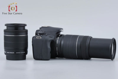 [Used] Canon EOS Kiss X7 Double Zoom Kit Black - Low Shutter Count