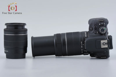 [Used] Canon EOS Kiss X7 Double Zoom Kit Black - Low Shutter Count