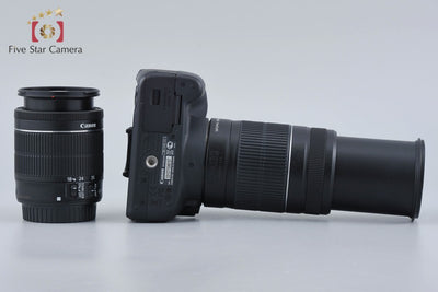 [Used] Canon EOS Kiss X7 Double Zoom Kit Black - Low Shutter Count