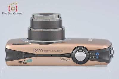 【中古】Canon キヤノン IXY Digital 930 IS ブラウン コンパクトデジタルカメラ