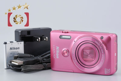 [Used] Nikon COOLPIX S6900 Glossy Pink Compact Digital Camera