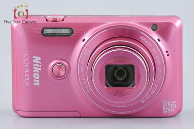 [Used] Nikon COOLPIX S6900 Glossy Pink Compact Digital Camera