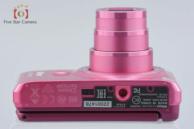 [Used] Nikon COOLPIX S6900 Glossy Pink Compact Digital Camera