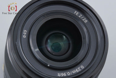 Used: SONY FE 28mm f/2 SEL28F20