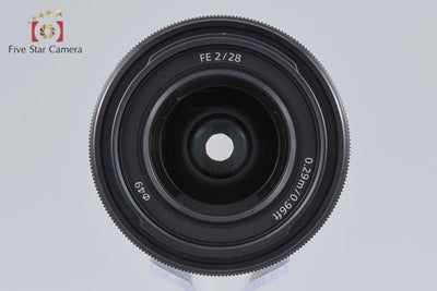 Used: SONY FE 28mm f/2 SEL28F20