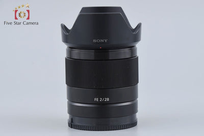 Used: SONY FE 28mm f/2 SEL28F20