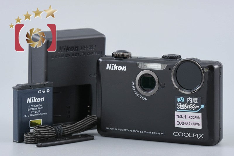 【中古】Nikon ニコン COOLPIX S1100 pj ブラック コンパクトデジタルカメラ