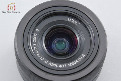 [Used] Panasonic LUMIX G VARIO 12-32mm f/3.5-5.6 ASPH. MEGA O.I.S. H-FS12032 Black with original box