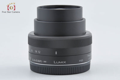 [Used] Panasonic LUMIX G VARIO 12-32mm f/3.5-5.6 ASPH. MEGA O.I.S. H-FS12032 Black with original box