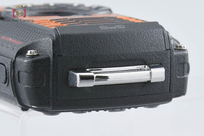 Used] RICOH Pentax WG-5 GPS Orange Waterproof Digital Camera - Low Shutter Count