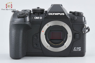 【中古】OLYMPUS オリンパス OM-D E-M1 Mark III ブラック ミラーレス一眼カメラ