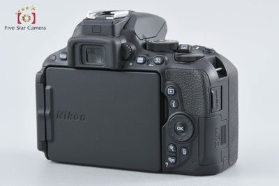 【中古】Nikon ニコン D5500 ブラック 18-55mm VR II レンズキット シャッター回数僅少 元箱付き