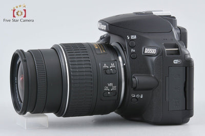 【中古】Nikon ニコン D5500 ブラック 18-55mm VR II レンズキット シャッター回数僅少 元箱付き
