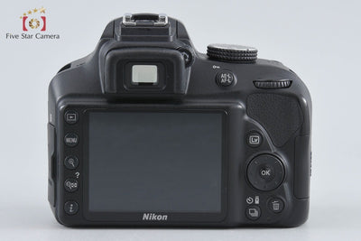 [Used] Nikon D3400 Black Digital SLR Camera