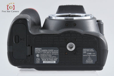 [Used] Nikon D3400 Black Digital SLR Camera