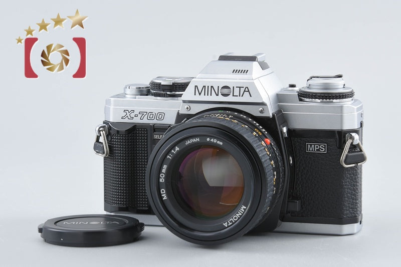 [Used] MINOLTA X-700 Silver + New MD 50mm f/1.4