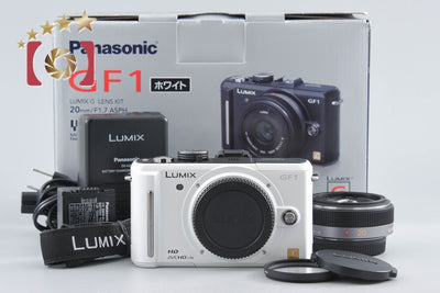 Used: Panasonic DMC-GF1 Lens Kit Shell White - Low Shutter Count, Original Box Included