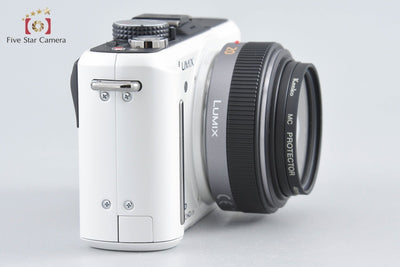Used: Panasonic DMC-GF1 Lens Kit Shell White - Low Shutter Count, Original Box Included