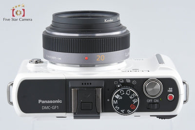 Used: Panasonic DMC-GF1 Lens Kit Shell White - Low Shutter Count, Original Box Included