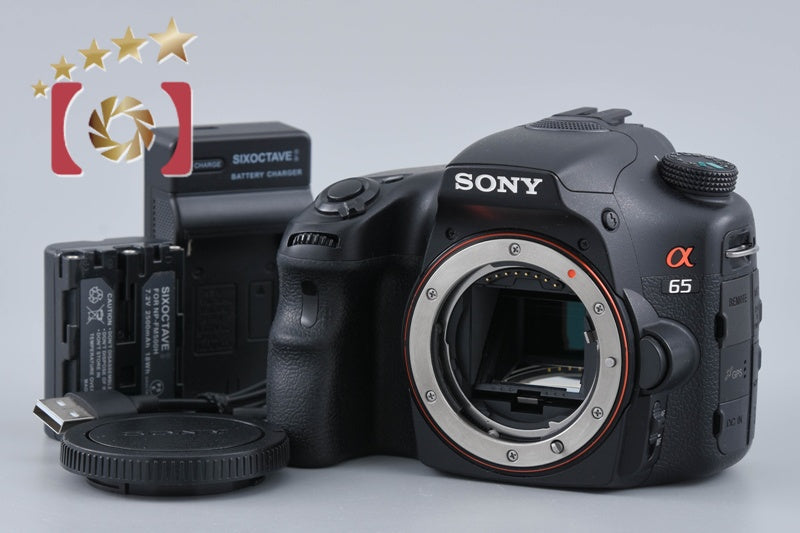 【中古】SONY ソニー α65 SLT-A65V デジタル一眼レフカメラ