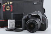 [Used] Canon EOS Kiss X6i EF-S 18-55mm IS II Lens Kit, Low Shutter Count