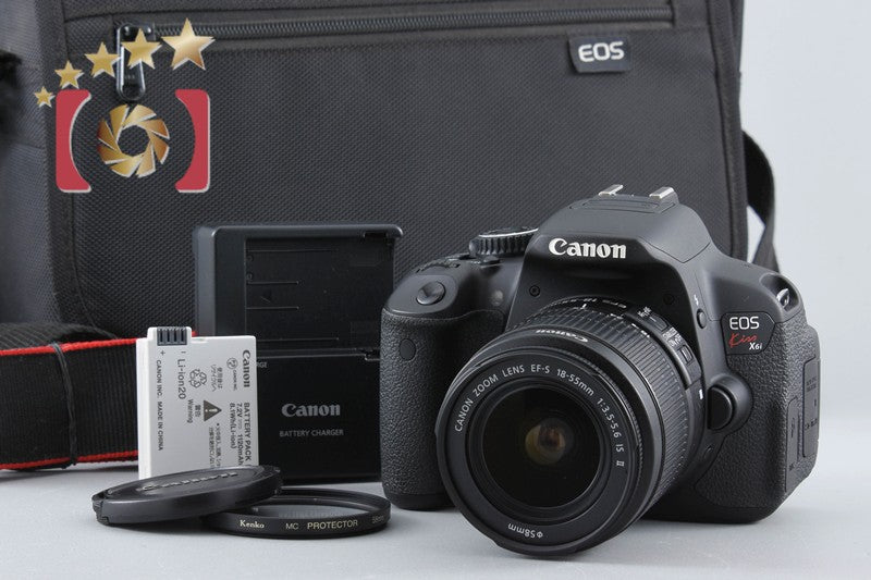 [Used] Canon EOS Kiss X6i EF-S 18-55mm IS II Lens Kit, Low Shutter Count