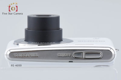 【中古】OLYMPUS オリンパス FE-4050 ホワイト コンパクトデジタルカメラ