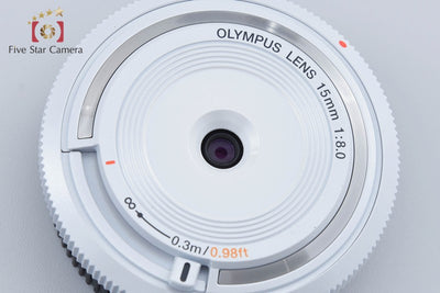 [Used] Olympus 15mm f/8 Body Cap Lens BCL-1580 White