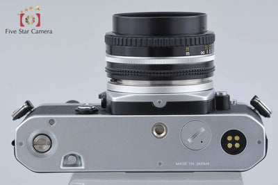【中古】Nikon ニコン FE シルバー + Ai-S NIKKOR 50mm f/1.8