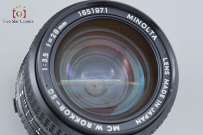 【中古】MINOLTA ミノルタ MC W.ROKKOR-SG 28mm f/3.5
