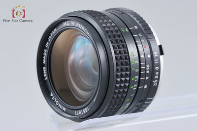 【中古】MINOLTA ミノルタ MC W.ROKKOR-SG 28mm f/3.5