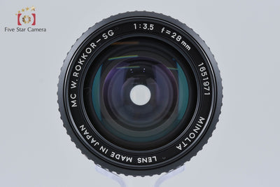 【中古】MINOLTA ミノルタ MC W.ROKKOR-SG 28mm f/3.5