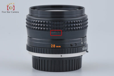 【中古】MINOLTA ミノルタ MC W.ROKKOR-SG 28mm f/3.5