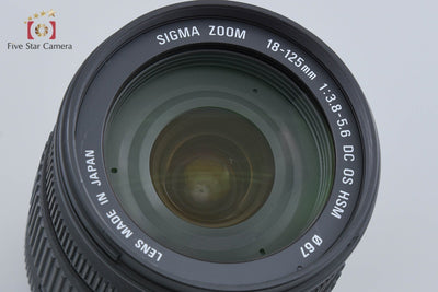 [Used] SIGMA 18-125mm f/3.8-5.6 DC OS HSM for Nikon