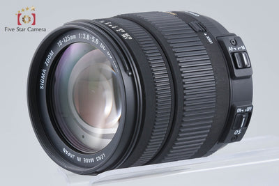 [Used] SIGMA 18-125mm f/3.8-5.6 DC OS HSM for Nikon