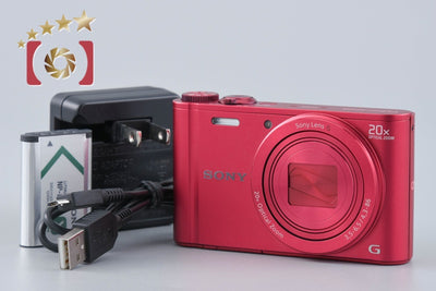 [Used] Sony Cyber-shot DSC-WX300 Red Compact Digital Camera Multi-language Support
